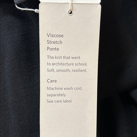 Eileen Fisher Viscose Stretch Pant.  L  (NWT) - Picture 5 of 6